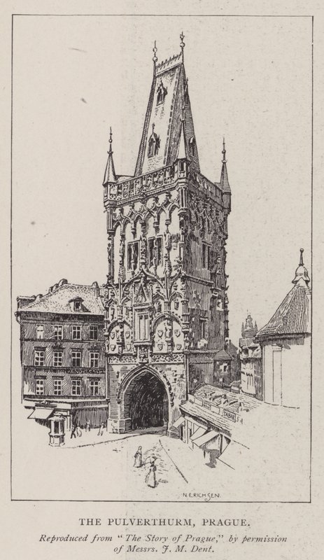 Pulverthurm, Praha od Nelly Erichsen