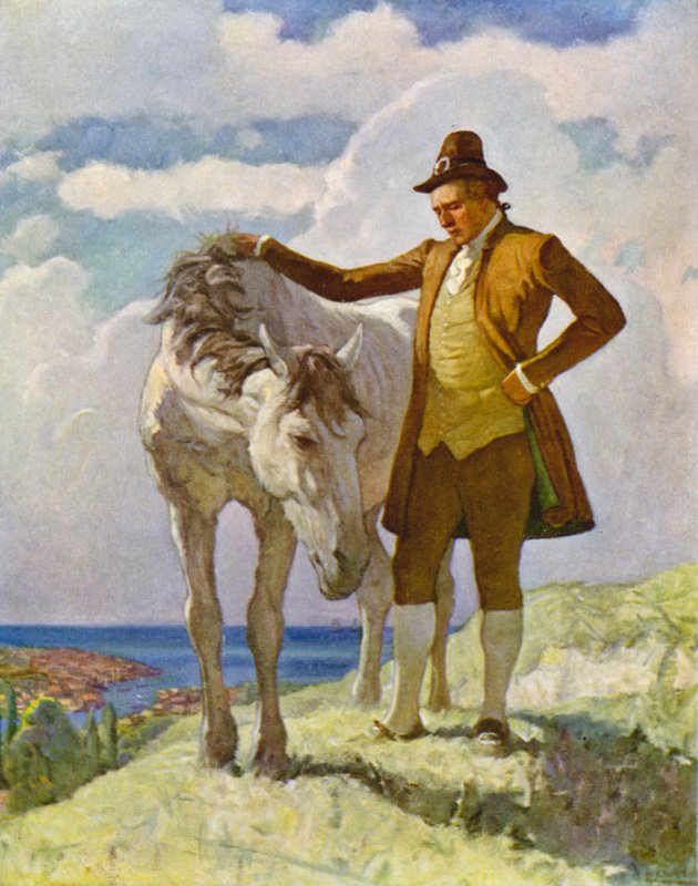 Sir Nat a kůň od Newell Convers Wyeth