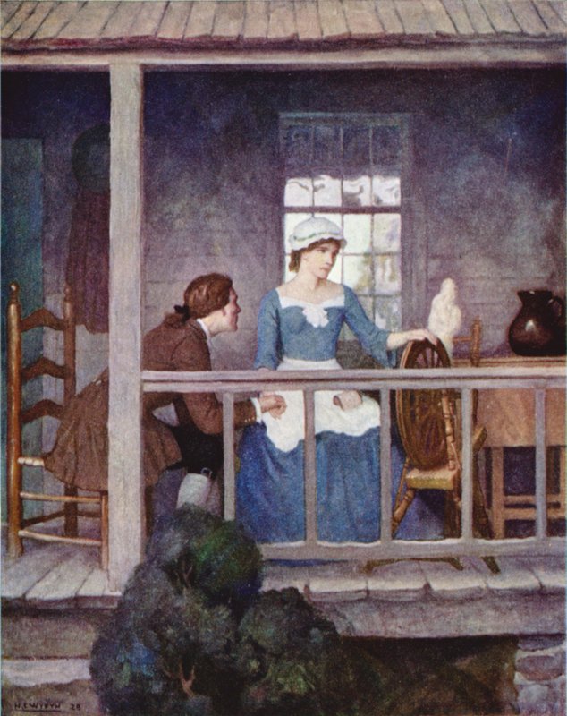 Sally Merrillee a Johnny od Newell Convers Wyeth