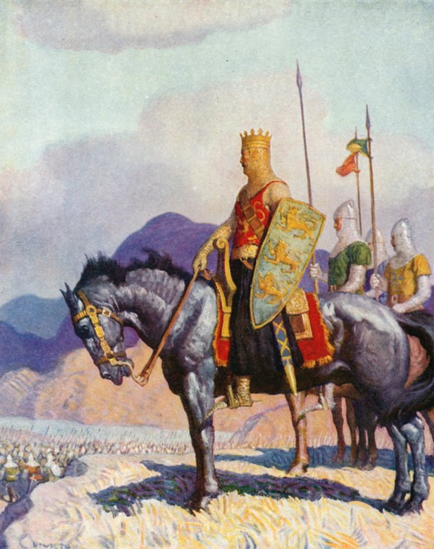 král Edward od Newell Convers Wyeth