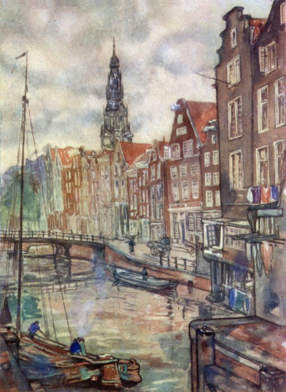 Oudezijdsch, Voorburgwal, Amsterdam od Nico Jungman