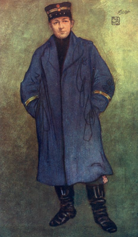 Norsko: norský kapitán (barva litho) od Nico Jungman