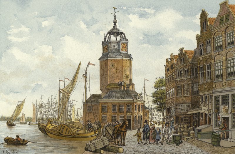 Haringpakkerstoren Tower, Amsterdam, 19. století od Nico Steffelaar