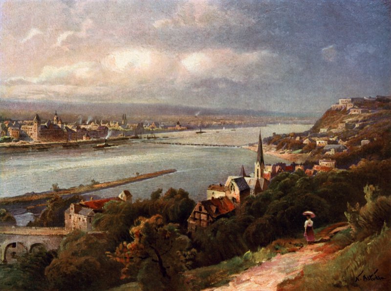 Coblenz a Ehrenbreitstein od Nicolai Astudin