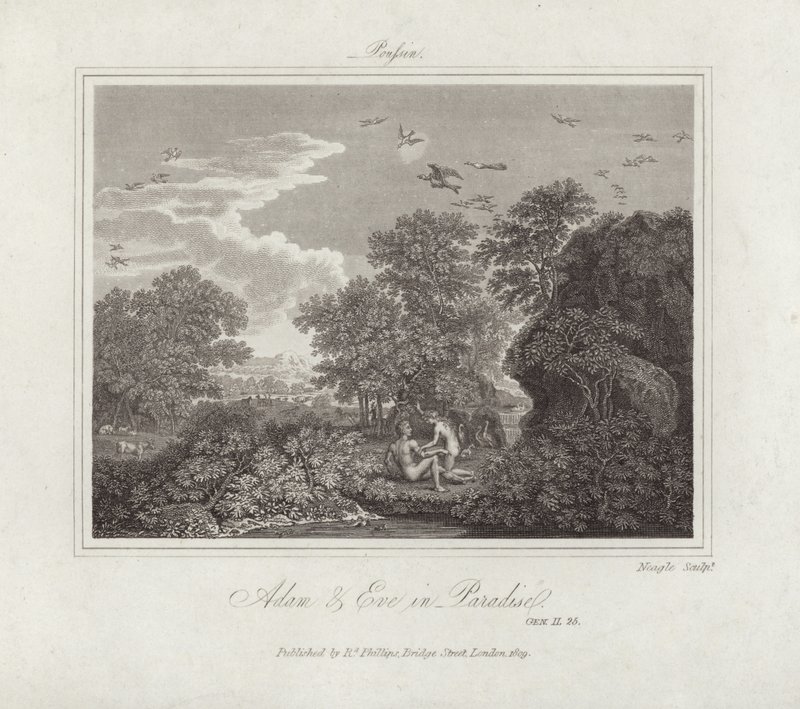 Adam a Eva od Nicolas Poussin