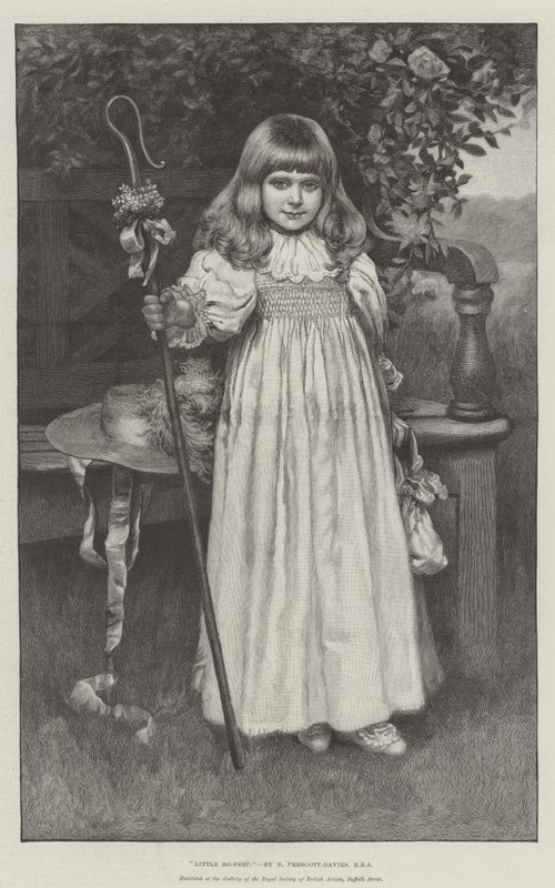 Little Bo-Peep od Norman Prescott Davies