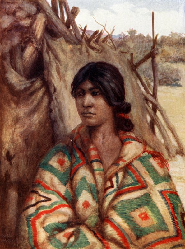 Indiánská Squaw Navajo od Norman Hardy