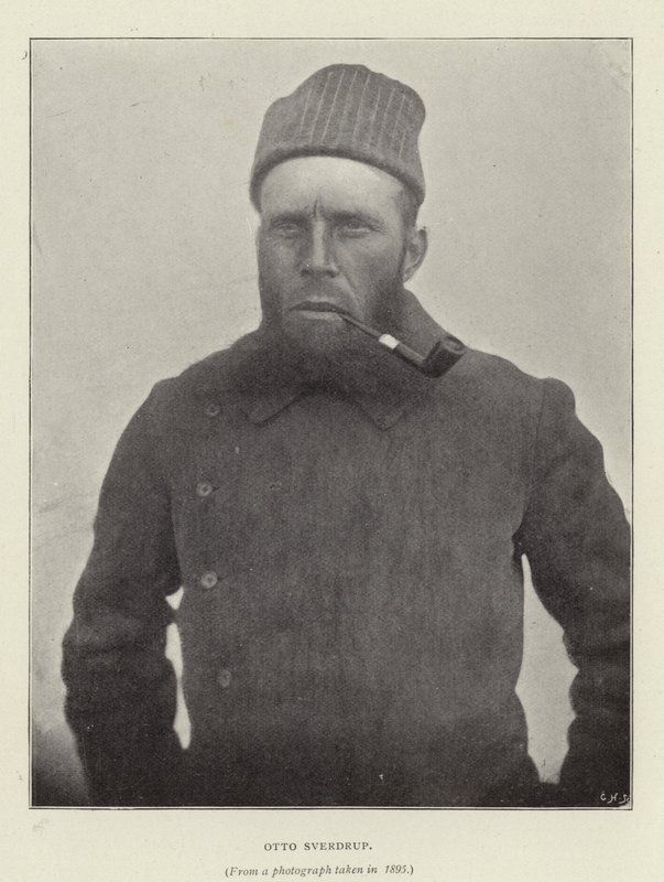 Otto Sverdrup (černobílá fotografie) od Norwegian Photographer