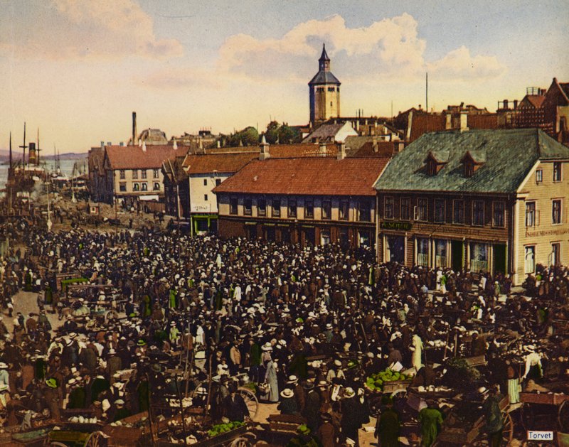 Stavanger: Torvet (foto) od Norwegian Photographer
