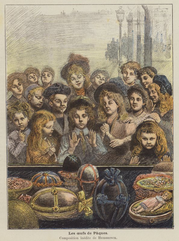 velikonoční vajíčka od Oswald after Heidbrinck