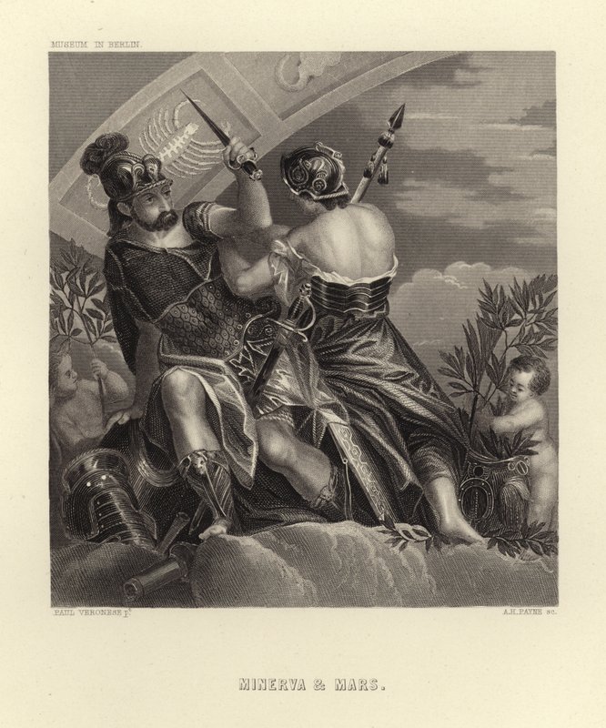 Minerva a Mars od Paolo Veronese