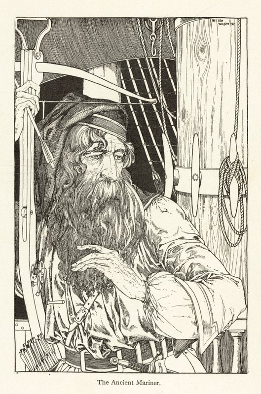 Rime of the Ancient Mariner (rytina) od Patten Wilson