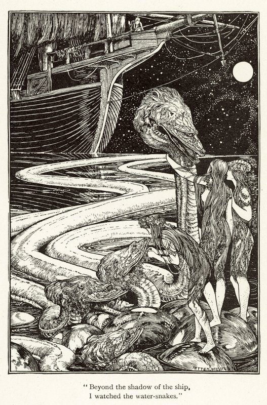 Rime of the Ancient Mariner (rytina) od Patten Wilson