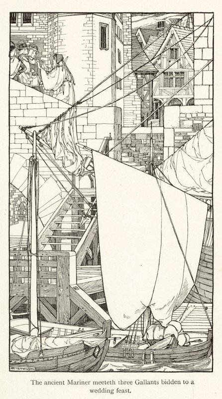 Rime of the Ancient Mariner (rytina) od Patten Wilson