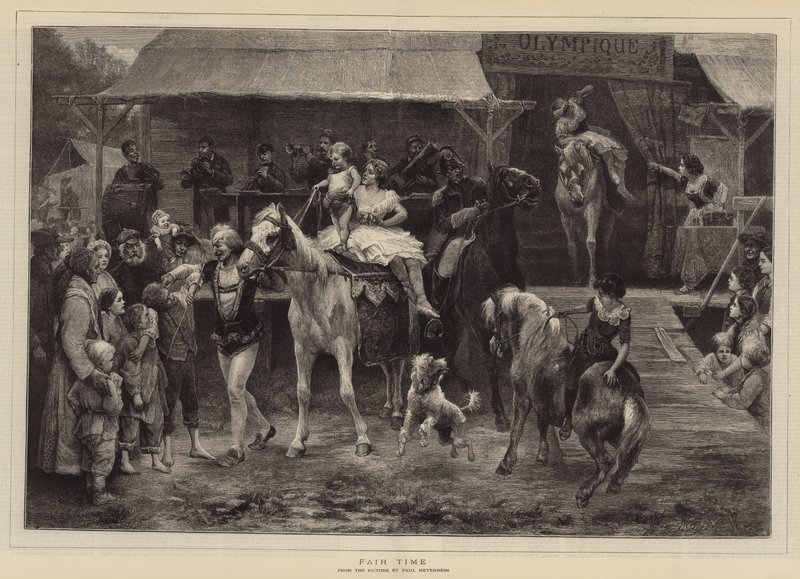 Fair Time od Paul Friedrich Meyerheim