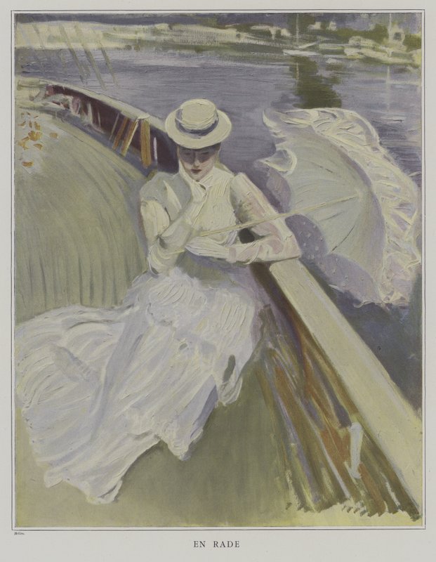 En Rade (v přístavu) od Paul Cesar Helleu