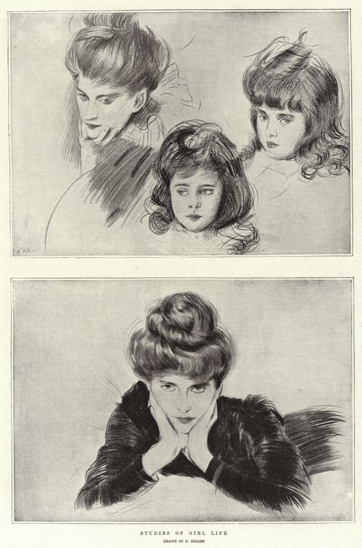 Studie dívčího života od Paul Cesar Helleu