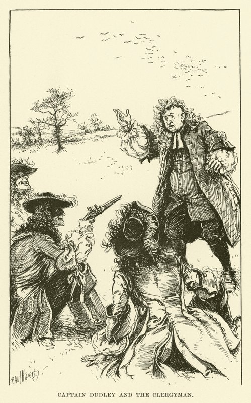 Kapitán Dudley a duchovní (rytina) od Paul Hardy
