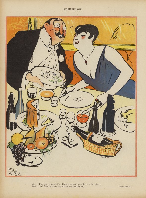 Ilustrace pro Le Rire od Paul Iribe