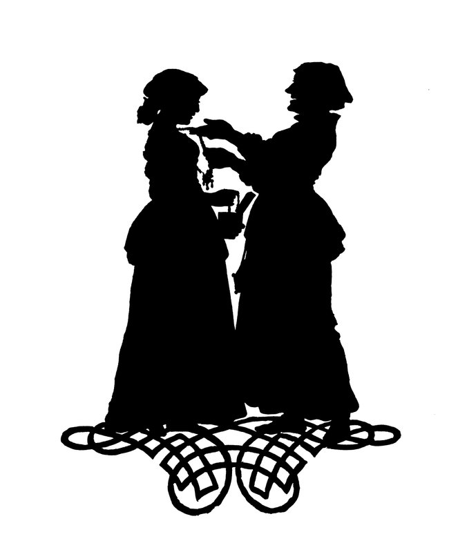 Marithe a Margaret (rytina) od Paul Konewka