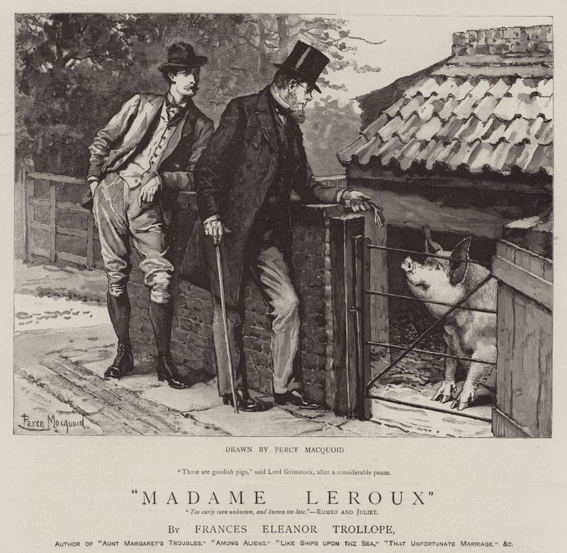 Paní Leroux od Percy Macquoid