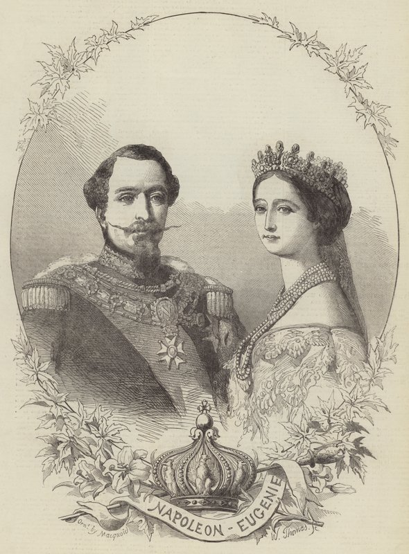 Napoleon a Eugenie od Percy Macquoid