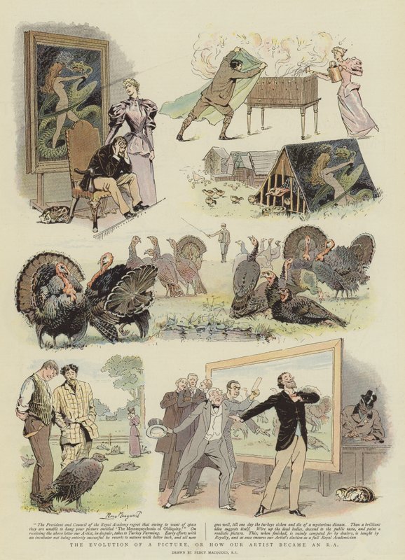 Evoluce obrazu aneb jak se náš umělec stal RA (chromolitho) od Percy Macquoid