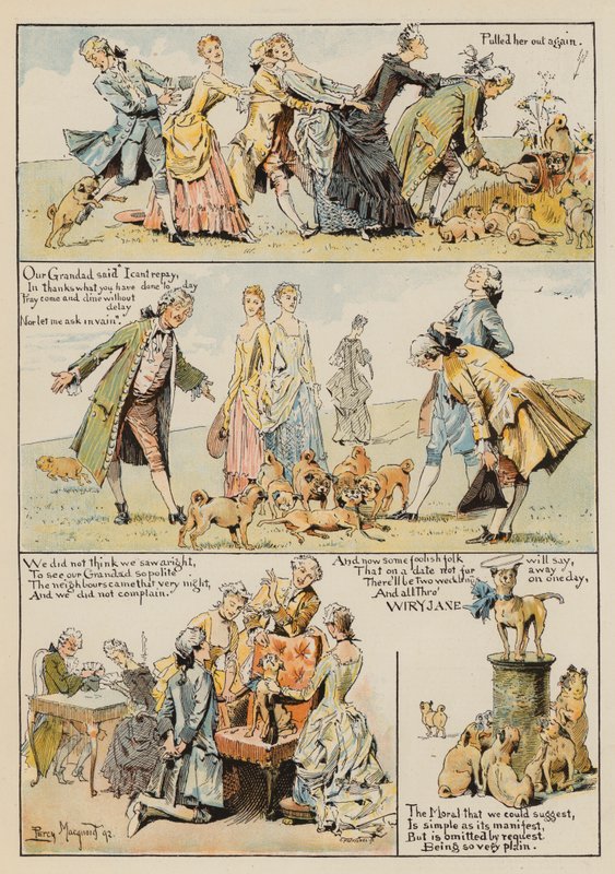 The Lay of Wiry Jane, Percy Macquoid (chromolitho) od Percy Macquoid