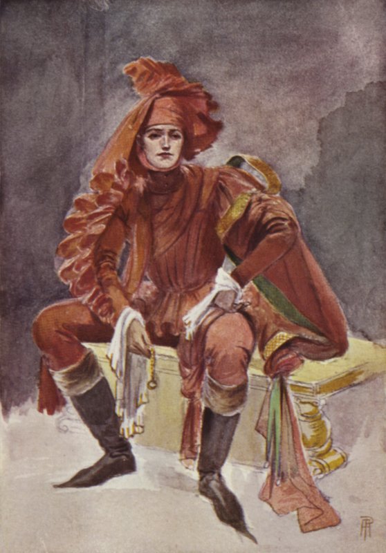 Německý student ve čtrnáctém století od Percy Anderson