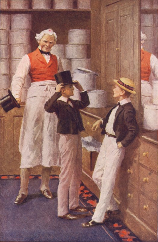 Regulační kočičí kůže za sedm a šest pencí (barevné lito) od Percy Tarrant