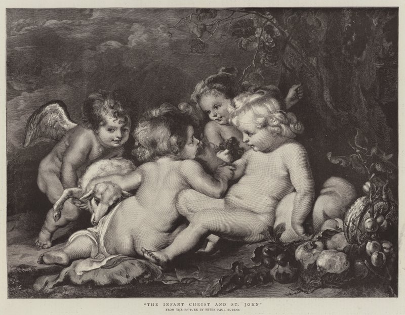 Jezulátko a svatý Jan od Peter Paul Rubens