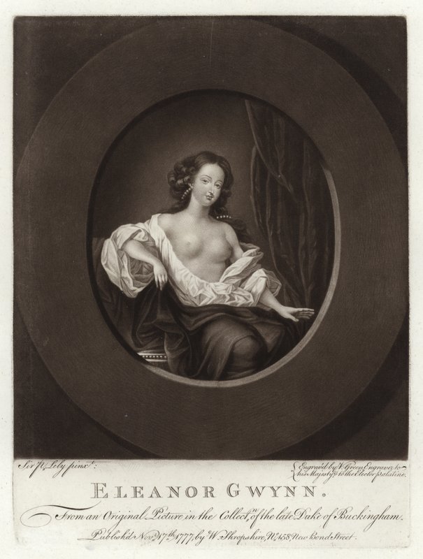Portrét Nell Gwyn od Peter Lely