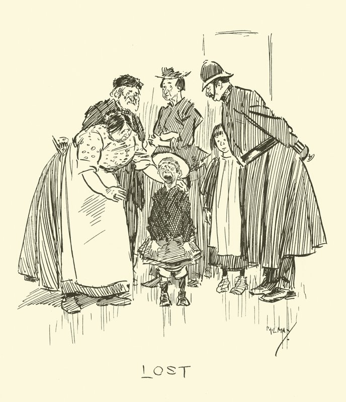 Ilustrace pro Phila Mayse Gutter-Snipese od Phil May
