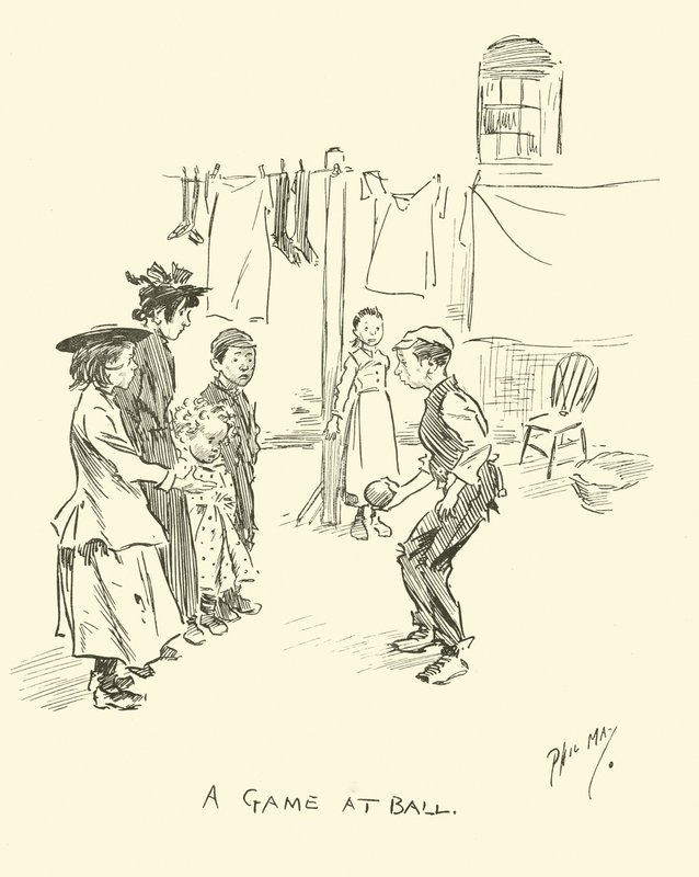 Ilustrace pro Phila Mayse Gutter-Snipese od Phil May