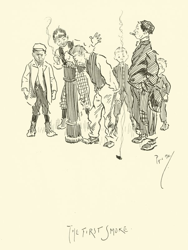 Ilustrace pro Phila Mayse Gutter-Snipese od Phil May