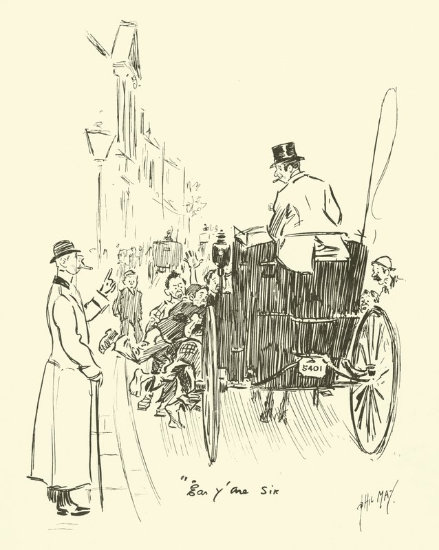 Ilustrace pro Phila Mayse Gutter-Snipese od Phil May