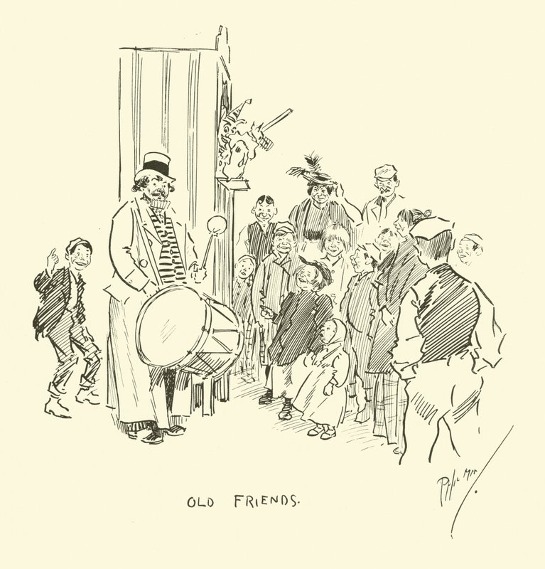 Ilustrace pro Phila Mayse Gutter-Snipese od Phil May