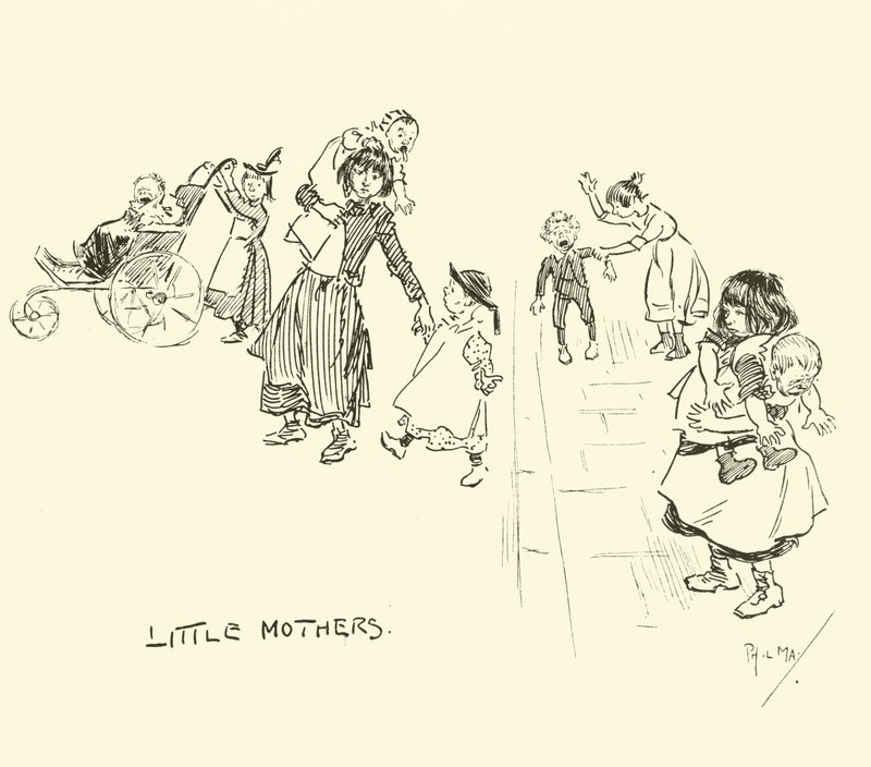 Ilustrace pro Phil Mays Gutter-Snipes od Phil May