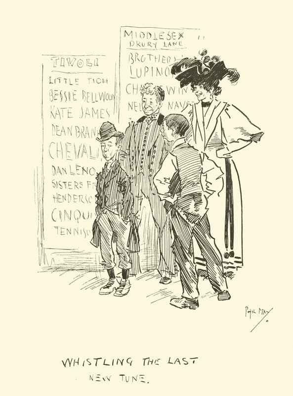 Ilustrace pro Phila Mayse Gutter-Snipese od Phil May