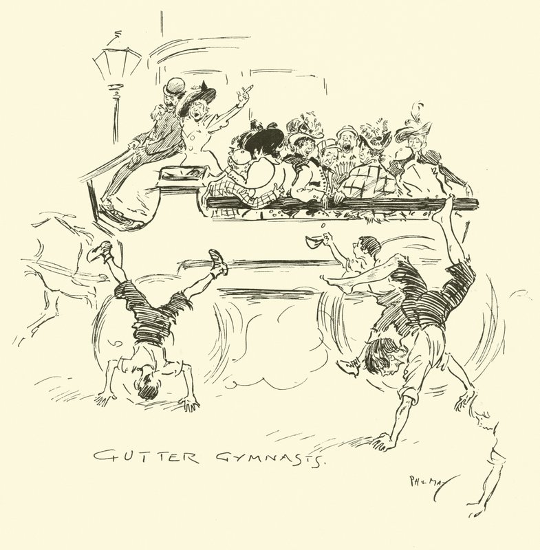 Ilustrace pro Phila Mayse Gutter-Snipese od Phil May