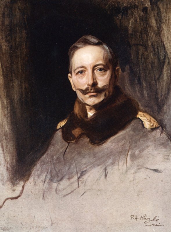 Kaiser Wilhelm II (barevné lito) od Philip Alexius de Laszlo