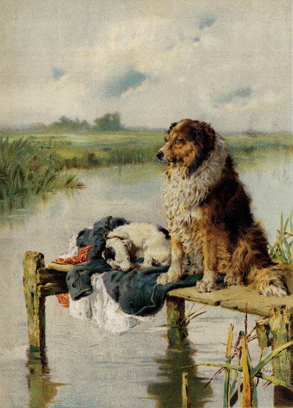 Ve službě (chromolitho) od Philip Eustace Stretton