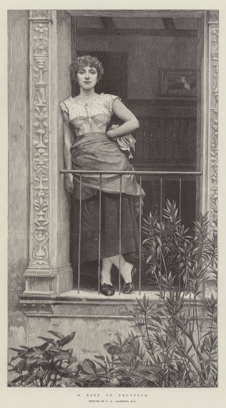 Růže z Provence od Philip Hermogenes Calderon