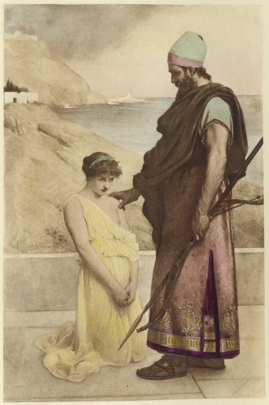 Vězeň kopí a šípů od Philip Hermogenes Calderon