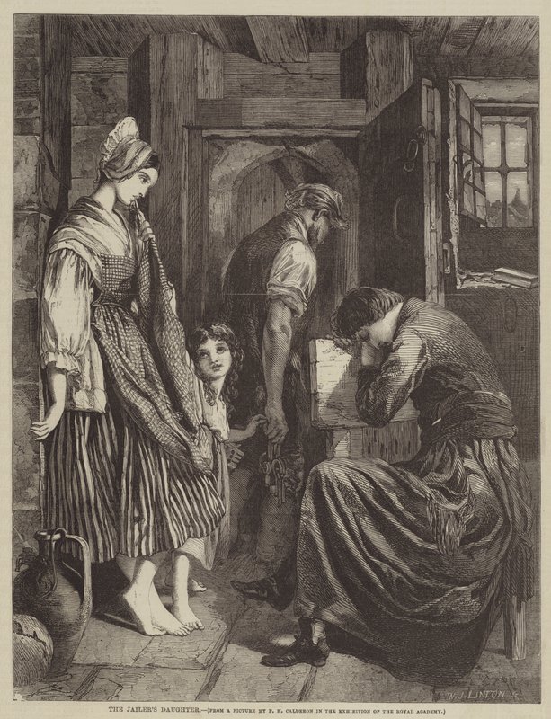 Dcera žalářníka od Philip Hermogenes Calderon