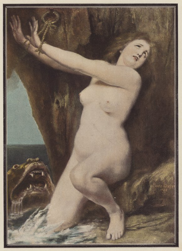 Andromeda (barevné lito) od Philippe Felix Dupuis