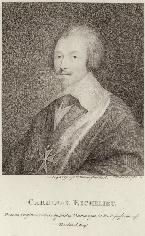 Portrét kardinála Richelieu od Philippe de Champaigne
