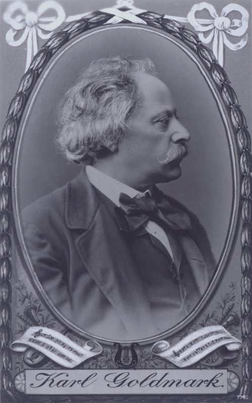 Karl Goldmark , maďarský skladatel (čb foto) od Photographer Austrian