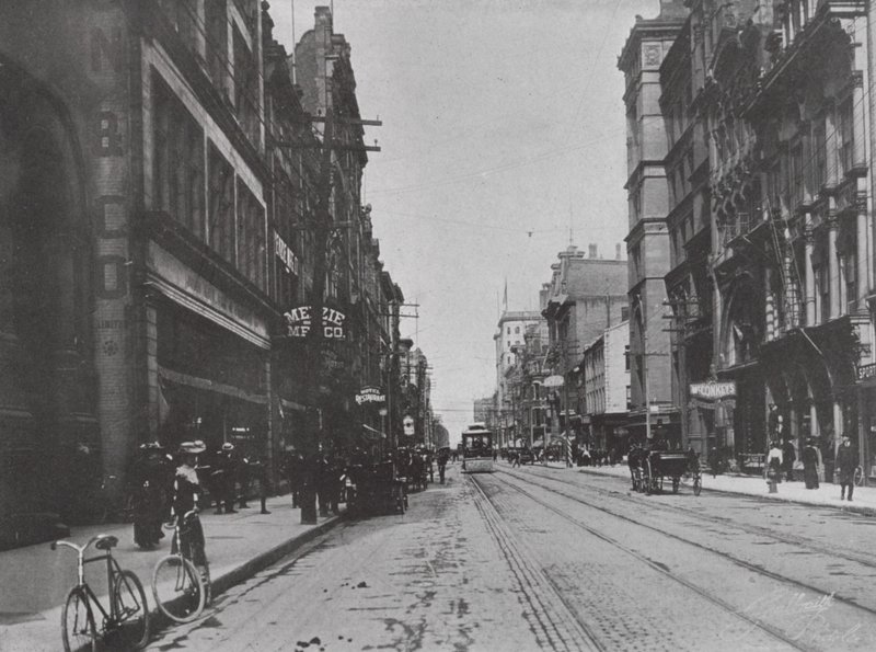 King Street, Toronto (černobílá fotografie) od Photographer Canadian