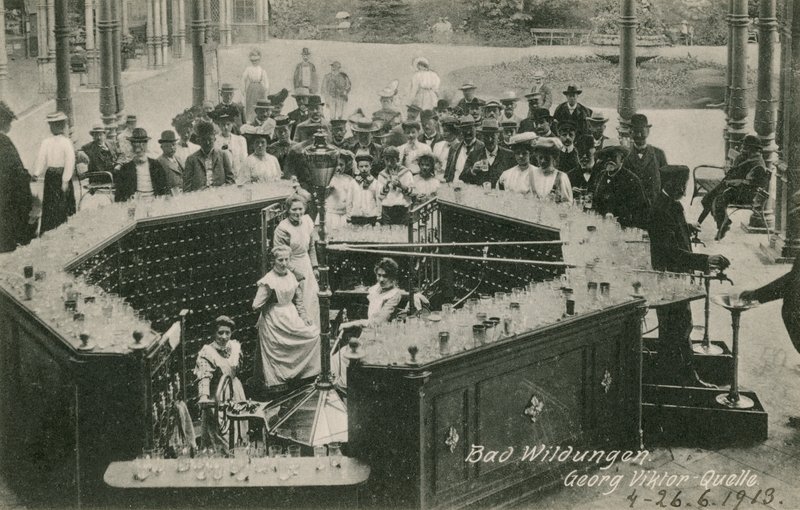 Bad Wildungen. Pohlednice odeslána v roce 1913. od Photographer German